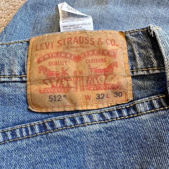 Levi's Jeans 512 Slim Tapered Tailored Size 32 Casual Dolf Sundown #288330956 - Picture 4 of 14